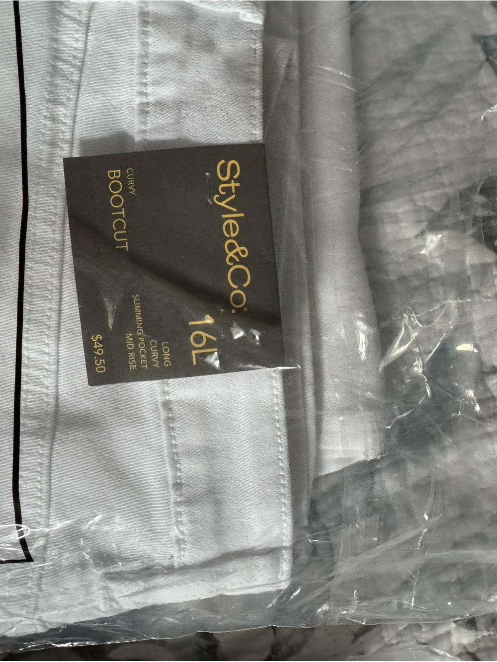 Style & Co. Women’s Light Gray Bootcut Jeans